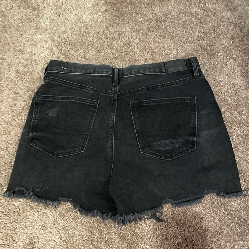 American eagle black cutoff shorts